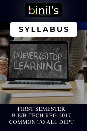 Anna University Syllabus BE First Semester