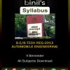 Automobile 2nd Sem Reg-13 Syllabus