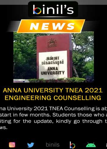 Anna University Engineering TNEA Counselling