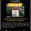 Anna university non-standard colleges list