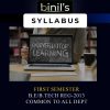 BE First sem Reg-13 syllabus