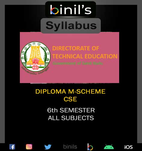 Diploma M ScheDiploma M Scheme 6th Sem CSE Syllabus