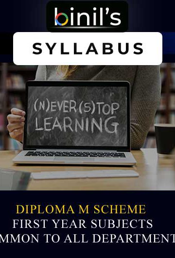 M Scheme Diploma 1st year syllabus