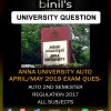 anna university auto engineering 2nd sem april/may 2019 regulation 2017