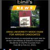 Anna University Mock Test