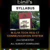 communication Engineering Syllabus 2nd Sem