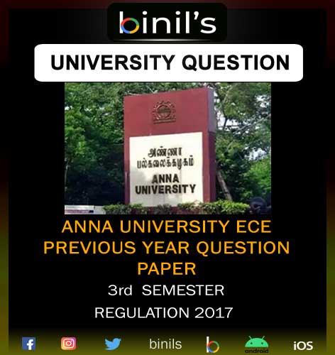 anna university ECE 3rd sem question papers