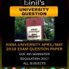 Anna University april/may 2019ECE 4th semester previous year question paper