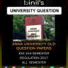 anna university EEE 2nd sem question papers for regulation 2017