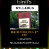 Anna University EEE Reg-17 5th sem syllabus