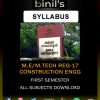 1st Sem Reg-17 Construction Engineering Syllabus