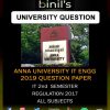 anna university IT previous question papers 2nd sem regulation 2017