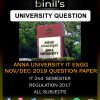 anna university IT question papers 2nd sem nov/dec 2019 regulation 2017