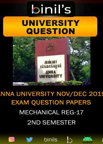 Mechanical Question Paper Reg-17