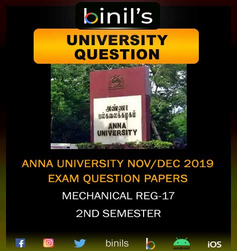 Mechanical Question Paper Reg-17