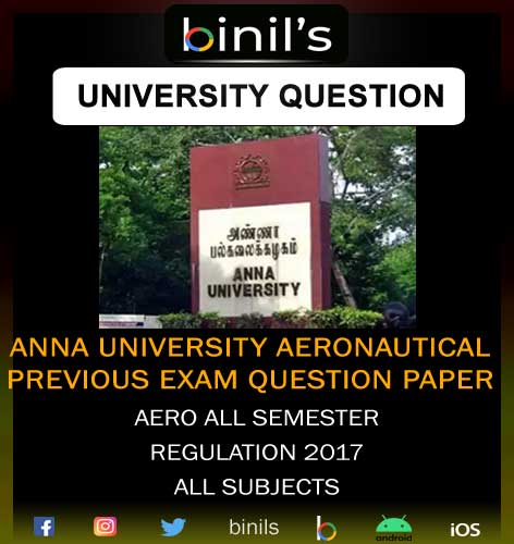 anna university previous year question paper for aero all semester regulation 2017