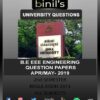 Anna University Electrical Engineering Question Paper Apr/May 19