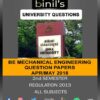 Anna University Question Papers Mechanical Engineering Apr/May 2018 Reg-2013