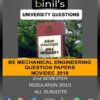 Anna University Mechanical Engineering Question Papers Nov/Dec 18 Reg-13