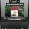 Anna University CAD/CAM question papers for 3rd Sem Regulation 2017