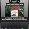 Anna University M.E Computer Science questions papers 1st sem Reg17