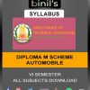 Diploma Automobile 6th Sem Syllabus