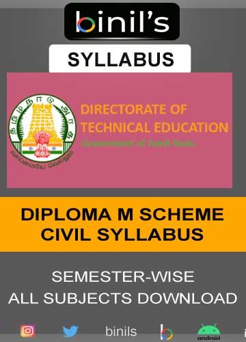 Diploma M Scheme Civil Engineering Syllabus