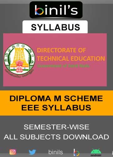 Diploma M Scheme EEE Syllabus