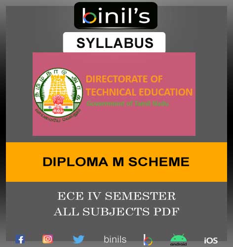 Diploma M scheme 4th Sem ECE Syllabus