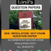 Anna University 3rd Sem EEE question paper Nov/Dec 2018 Regulation 17