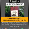 Anna University MCA previous year question paper Reg-08, 13, and17.