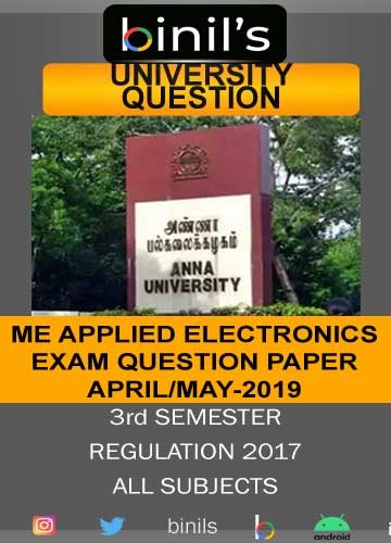 Anna University Applied Electronics Engineering Question Papers 3rd Sem