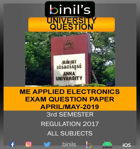 Anna University Applied Electronics Engineering Question Papers 3rd Sem