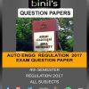 Anna University Auto Engg old question Paper Nov/Dec 18 5th Sem