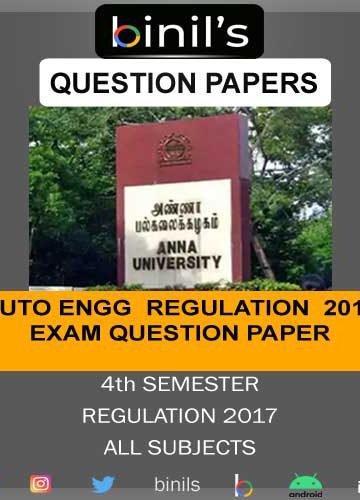 Anna University Auto Engg old question Paper Nov/Dec 18 5th Sem