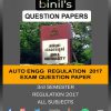 Anna University Automobile Engg Old Question Paper 3rd Sem 18 R-17