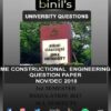 Anna University construction engineering previous year question papers