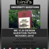 Anna University VLSI Design question papers Nov/Dec 2018 for 1st Sem