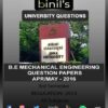 Anna University mechanical engineering question paper Apr/May 16 reg-13