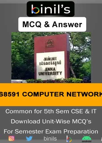 CS8591 Computer Networks MCQ Question & Answer