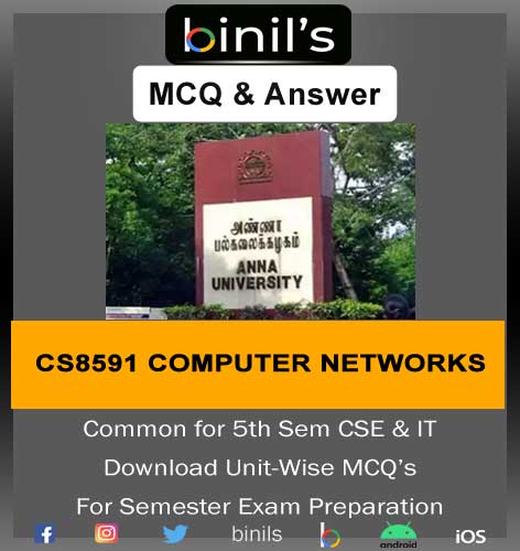 CS8591 Computer Networks MCQ Question & Answer