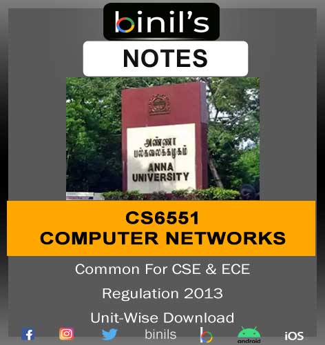 CS6551 Computer Networks Notes