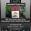 CSE 3rd Sem April May 2018 Question Paper