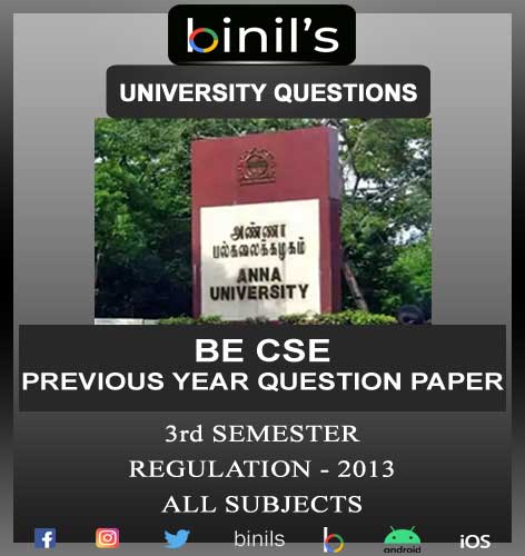 CSE 3rd Semester Question Paper