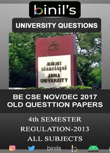 CSE 4th Sem Nov Dec 2017 Question Papers