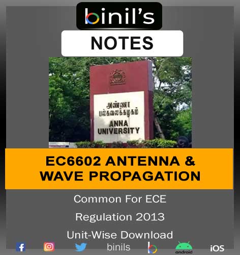 Antenna & Wave Propagation Notes