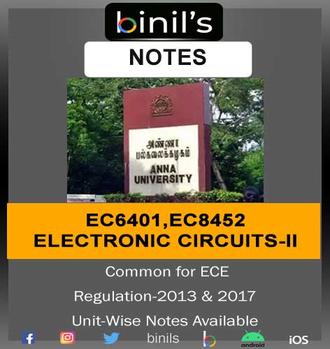 Electronic Circuits-II Notes