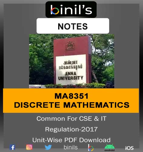 MA8351 Discrete Mathematics Notes