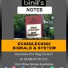 Signals and Systems Notes