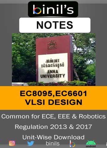 VLSI Design Reg-13 & 17 Notes